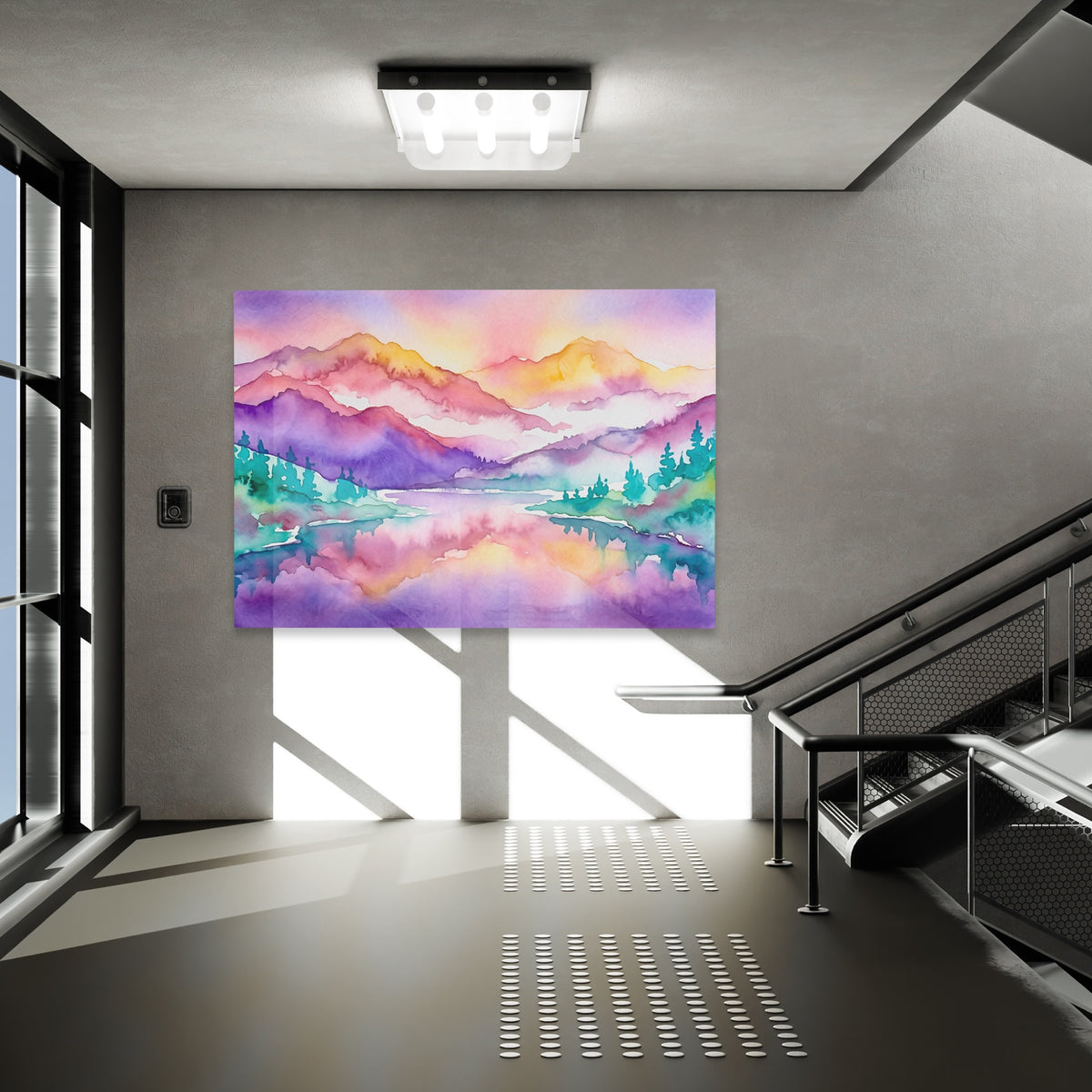 Mountain Lake Reflection — Mountain Lake Reflection New   Luxury Grey Office Land 224