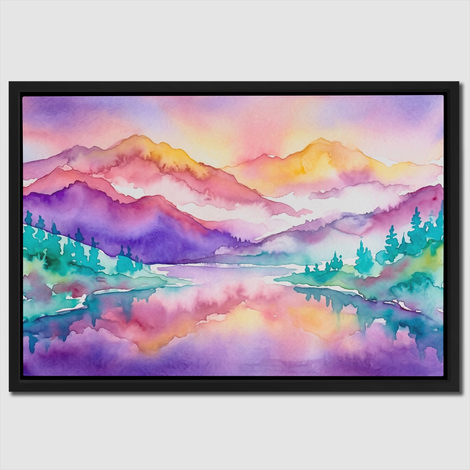 Mountain Lake Reflection — Mountain Lake Reflection Close Up Landscape 104
