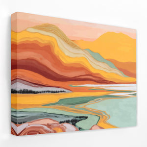 Mountain Lake Reverie - Luxury Wall Art