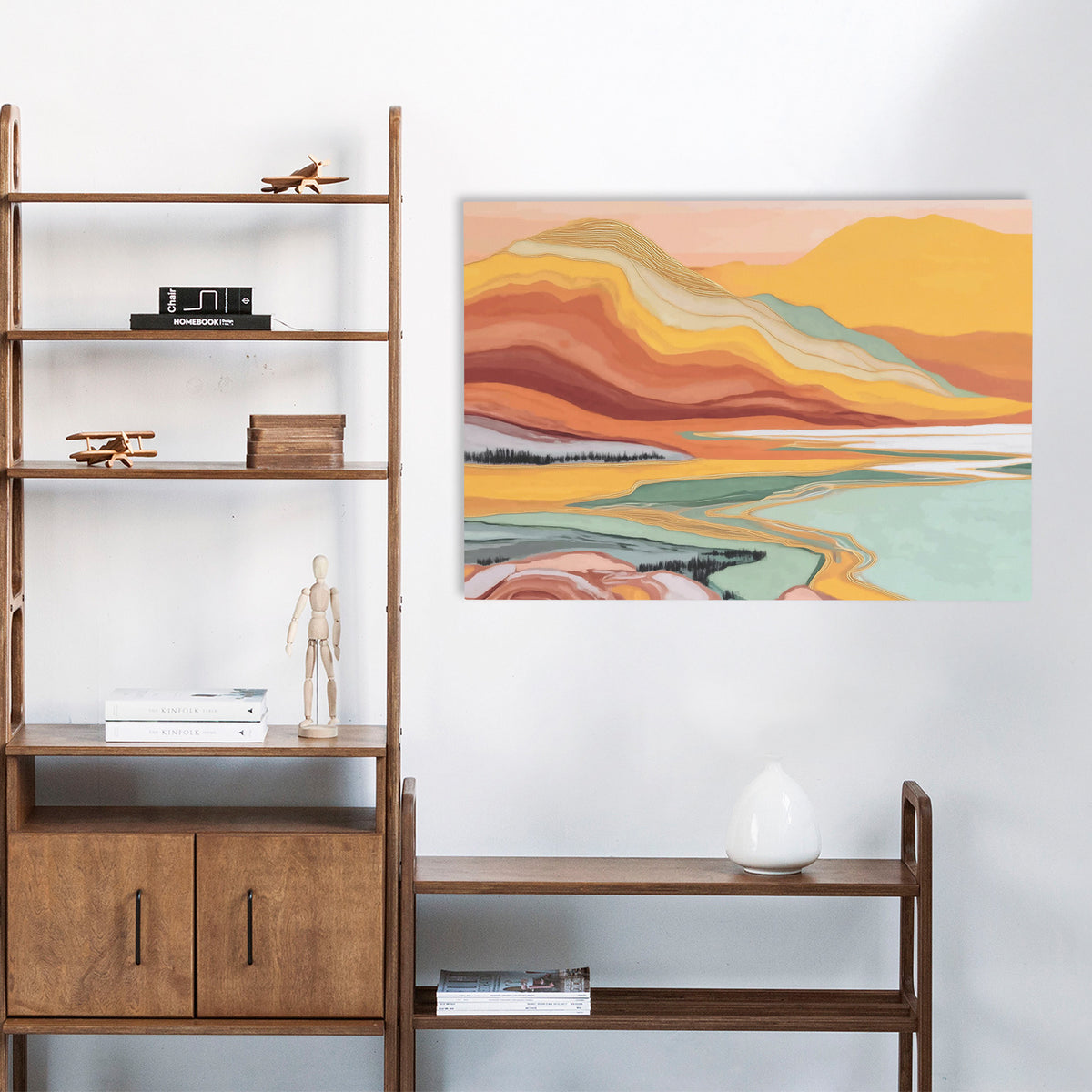 Mountain Lake Reverie - Luxury Wall Art