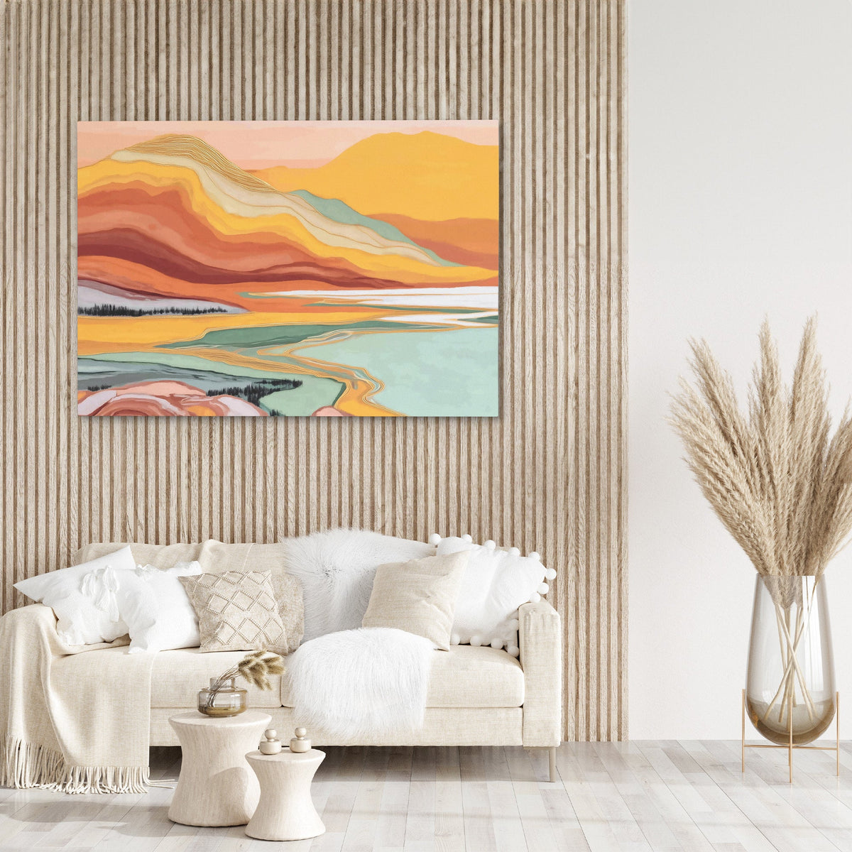 Mountain Lake Reverie - Luxury Wall Art