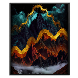 Mountain Peaks Luminous — Mountain Peaks Luminous Front Facing Portrait2 4