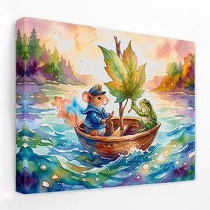 Mouse Verdant Voyage — Mouse Verdant Voyage Landscape   Side View   Mirror Wrap 165