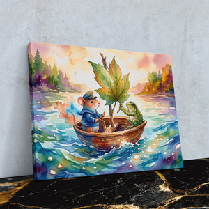 Mouse Verdant Voyage — Mouse Verdant Voyage Against Wall4x5 Reflect 5