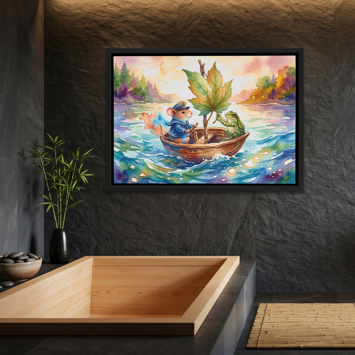 Mouse Verdant Voyage — Mouse Verdant Voyage Bamboo Bathroom Land 25