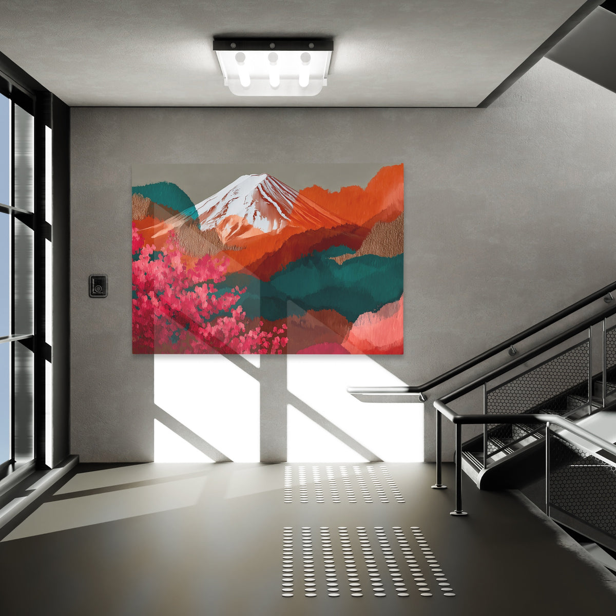 Mt. Fuji Crimson Blossom — Mt. Fuji Crimson Blossom New   Luxury Grey Office Land 226