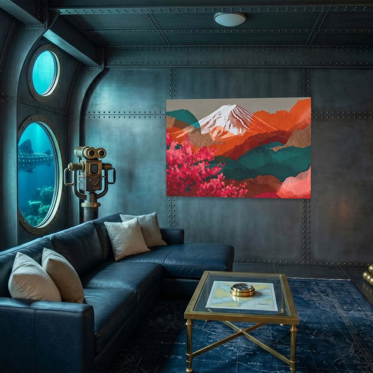 Mt. Fuji Crimson Blossom — Mt. Fuji Crimson Blossom Submarine Wall Land 246