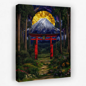 Mt. Fuji Sacred Gateway — Mt. Fuji Sacred Gateway Portrait   Side View   Mirror 221