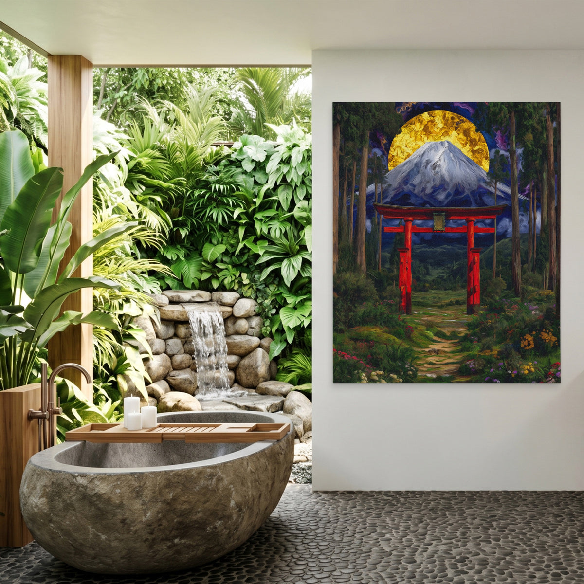 Mt. Fuji Sacred Gateway — Mt. Fuji Sacred Gateway Outdoor Bathroom Port 125
