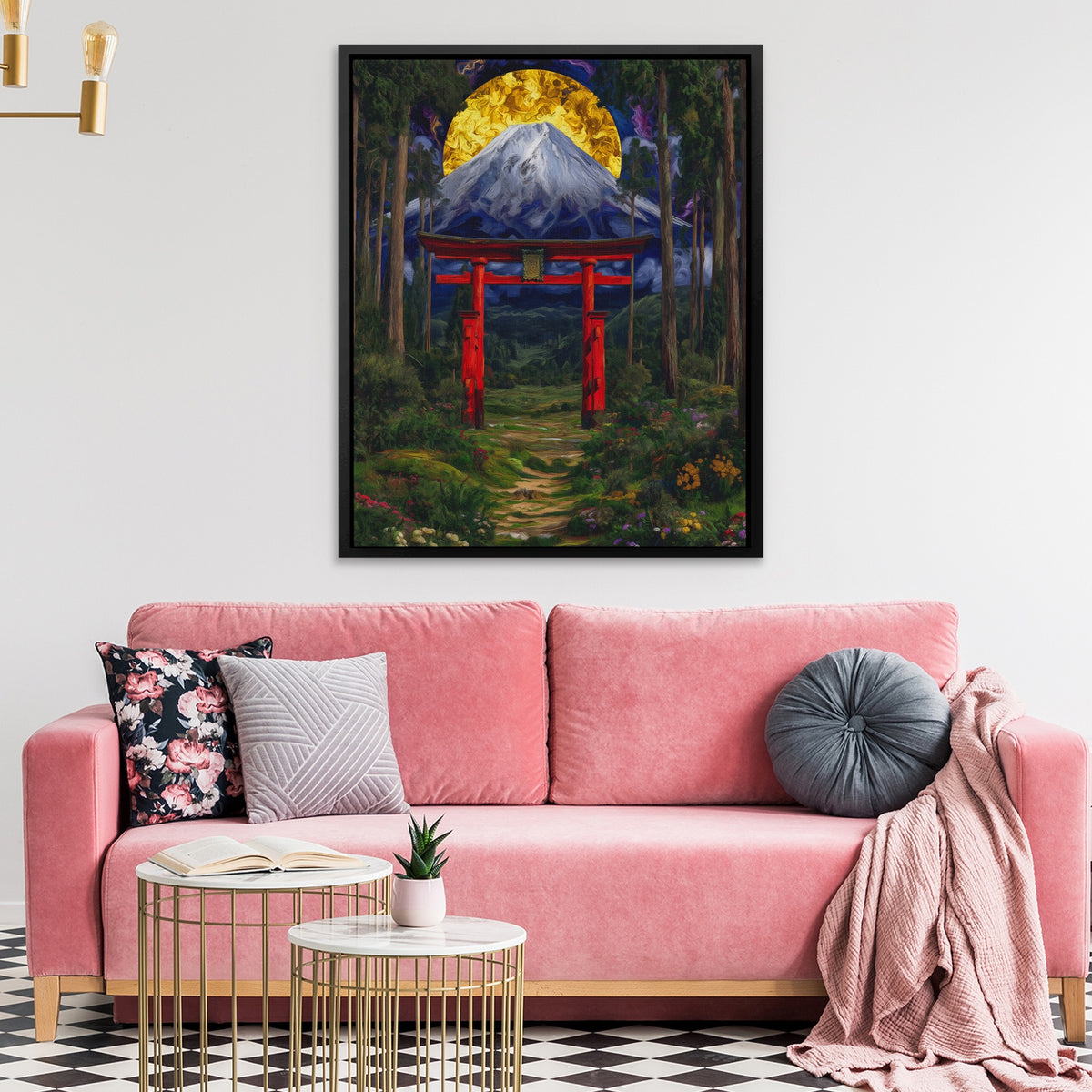 Mt. Fuji Sacred Gateway — Mt. Fuji Sacred Gateway Pink Coach 173