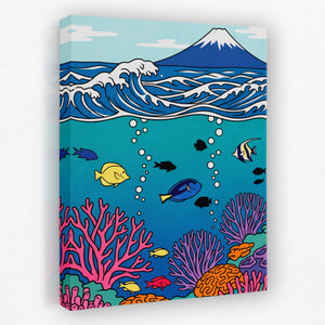Mt. Fuji Underwater — Mt. Fuji Underwater Portrait   Side View   Mirror 222