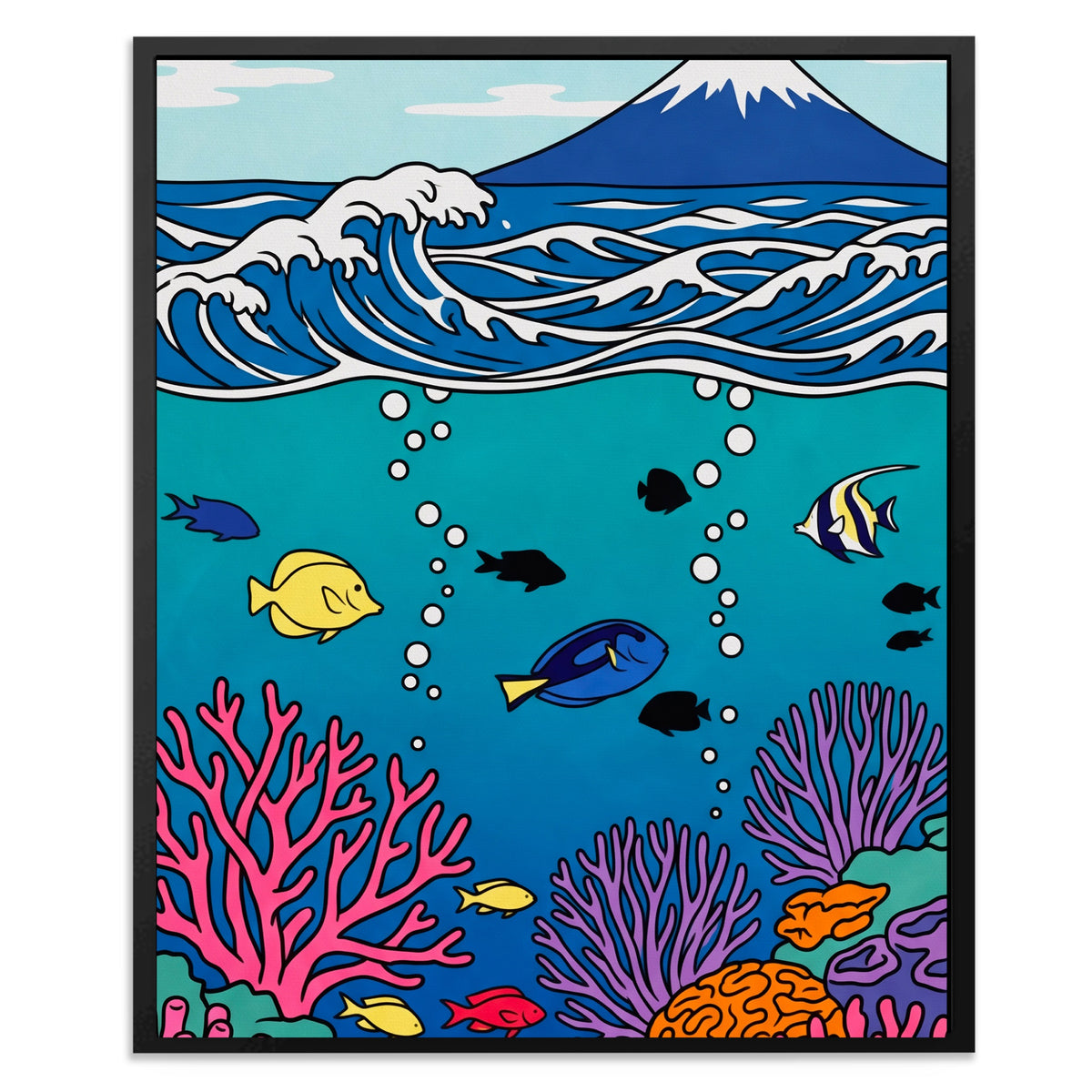 Mt. Fuji Underwater — Mt. Fuji Underwater Front Facing Portrait2 6