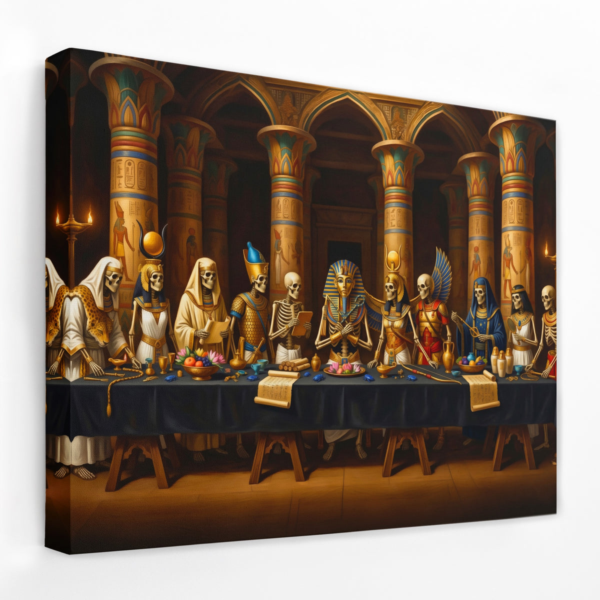 Mummies Banquet Hall — Mummies Banquet Hall Landscape   Side View   Mirror Wrap 142