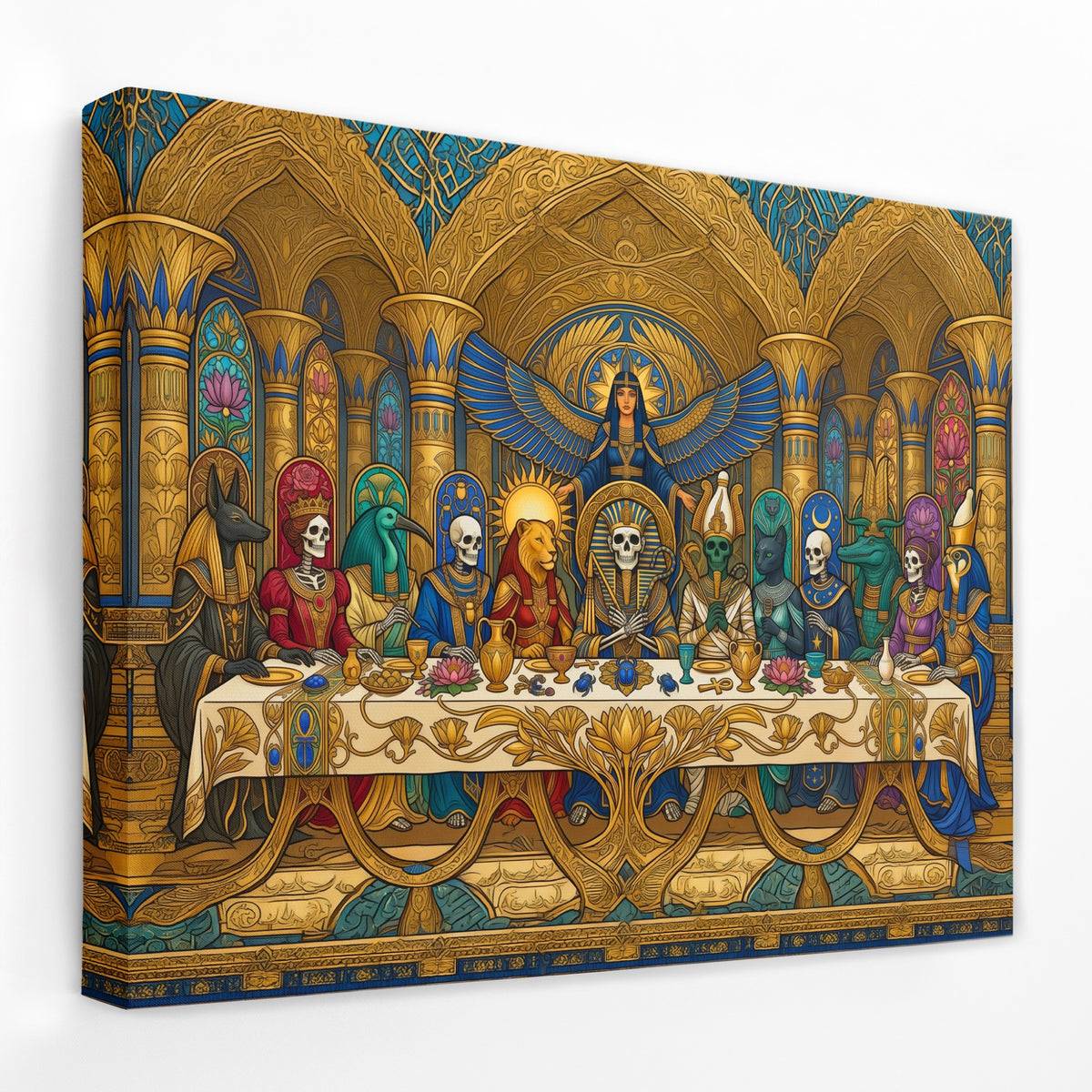 Mummies Last Supper — Mummies Last Supper Landscape   Side View   Mirror Wrap 143