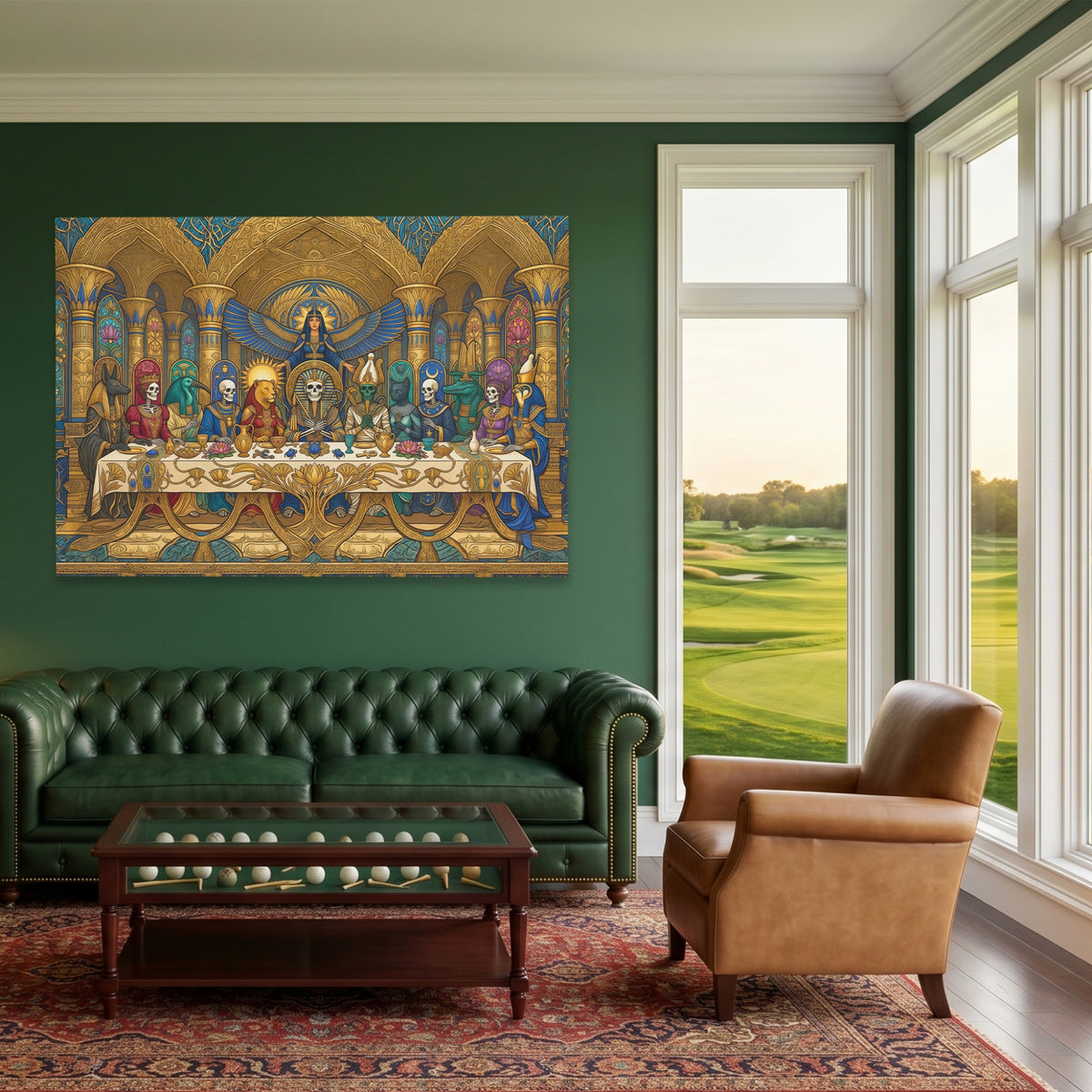 Mummies Last Supper — Mummies Last Supper Green Golf House Land 79