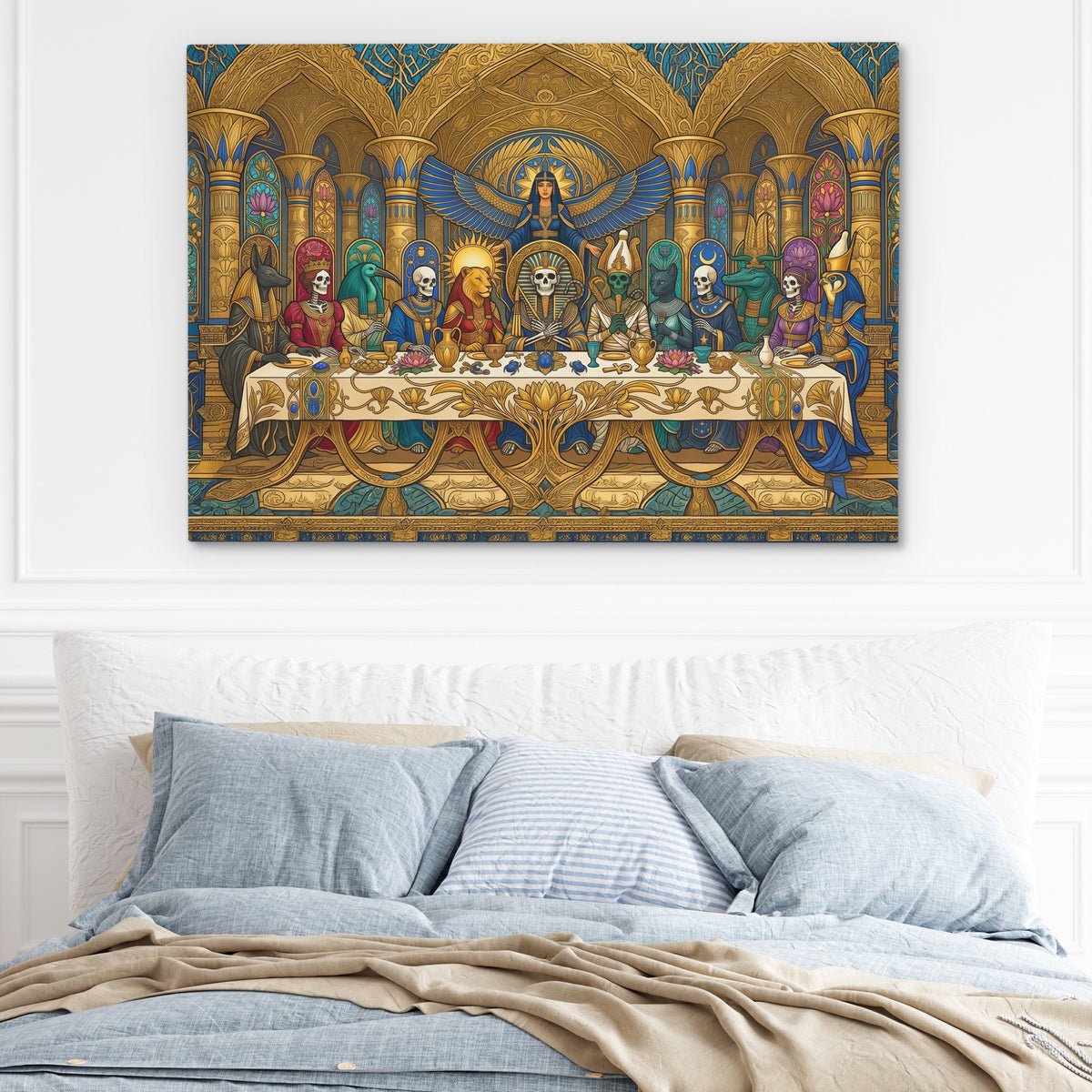 Mummies Last Supper — Mummies Last Supper Light Blue Bed 159