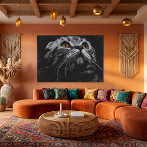 Munchkin Cat Luminous Eyes — Munchkin Cat Luminous Eyes Boho Living Land 67