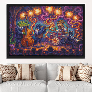 Musicians Serenade — Musicians Serenade White Groovy Couch Close 269