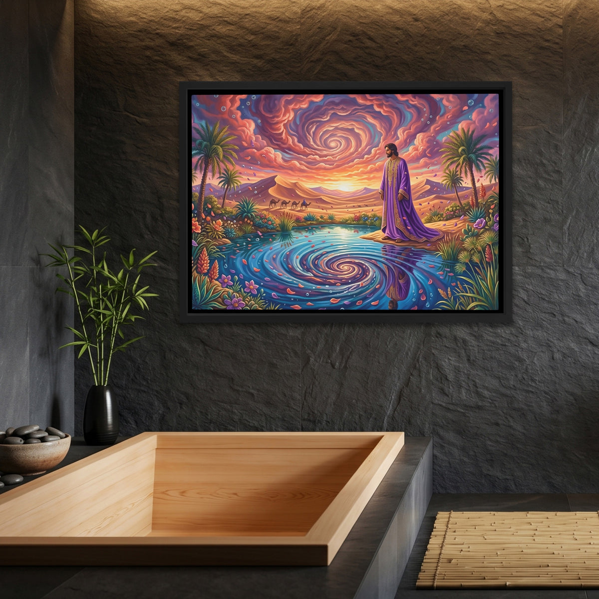 Mystic Water Reverie — Mystic Water Reverie Bamboo Bathroom Land 30
