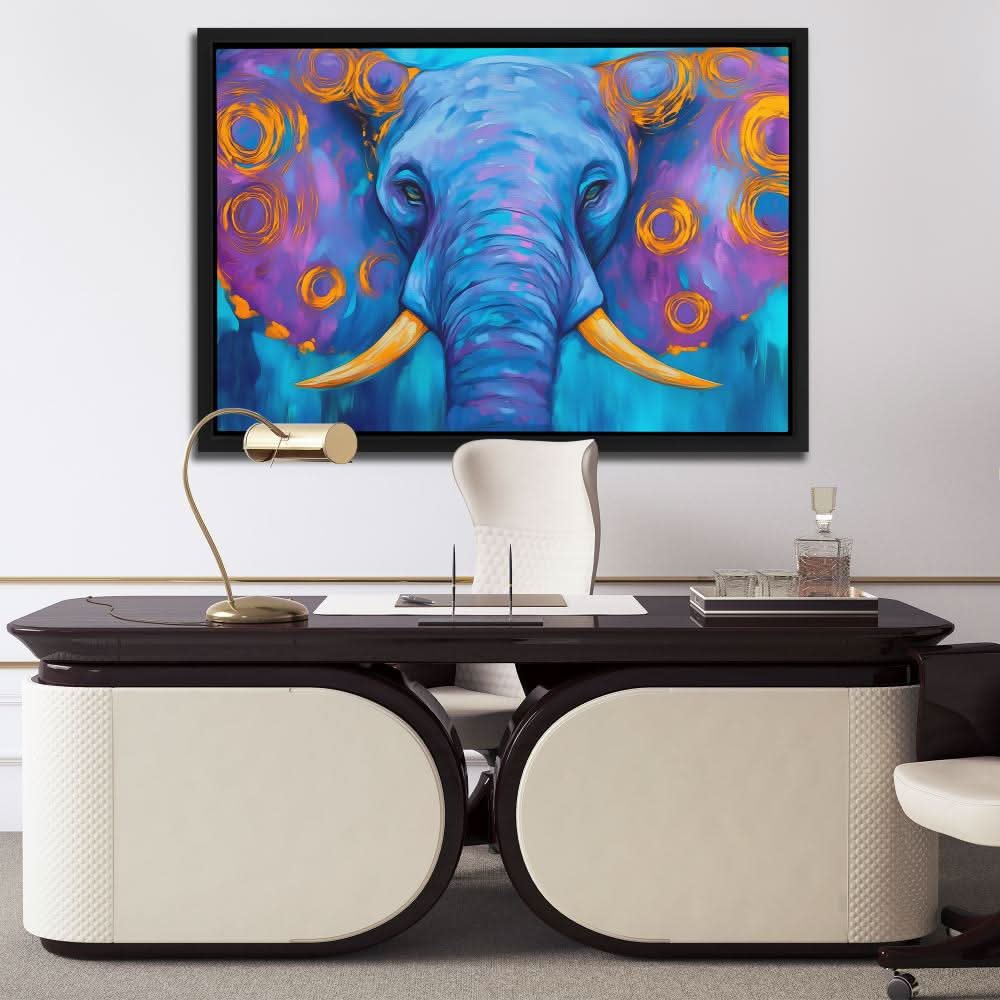 Mystical Elephant - Elephant Canvas Wall Art