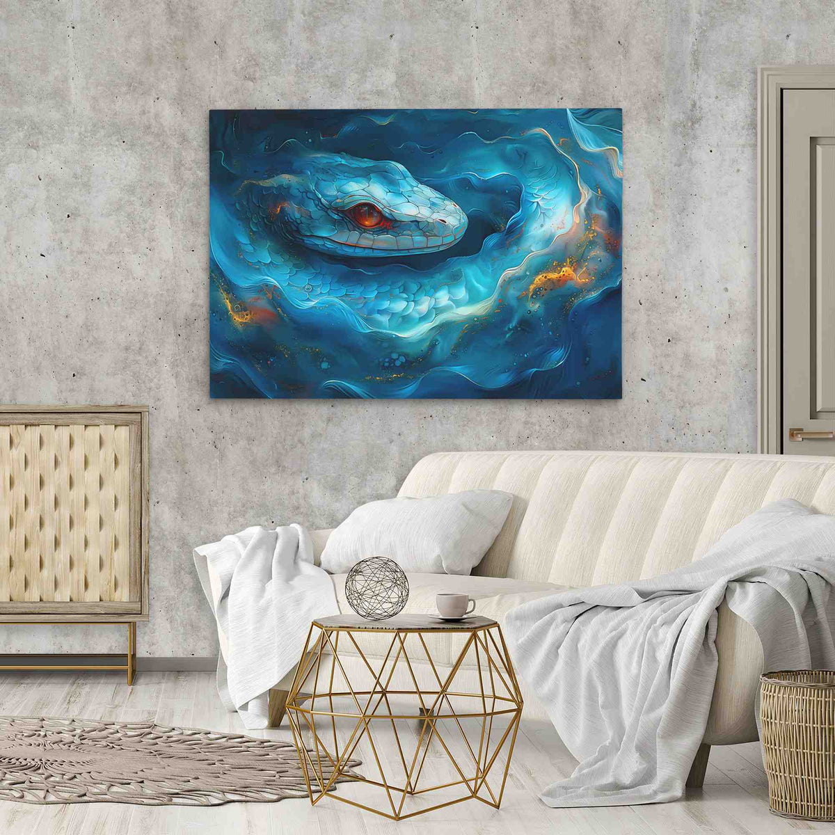 Mystical Snake - Luxury Wall Art