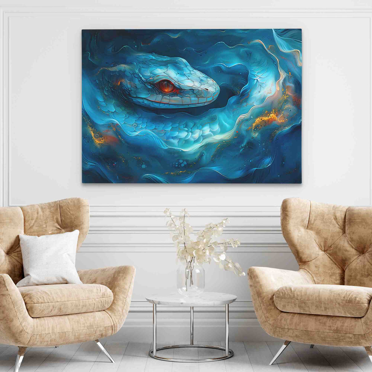 Mystical Snake - Luxury Wall Art