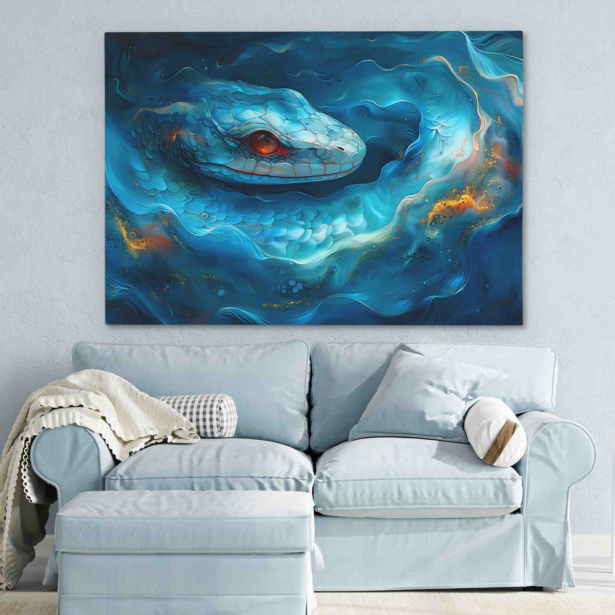 Mystical Snake - Luxury Wall Art