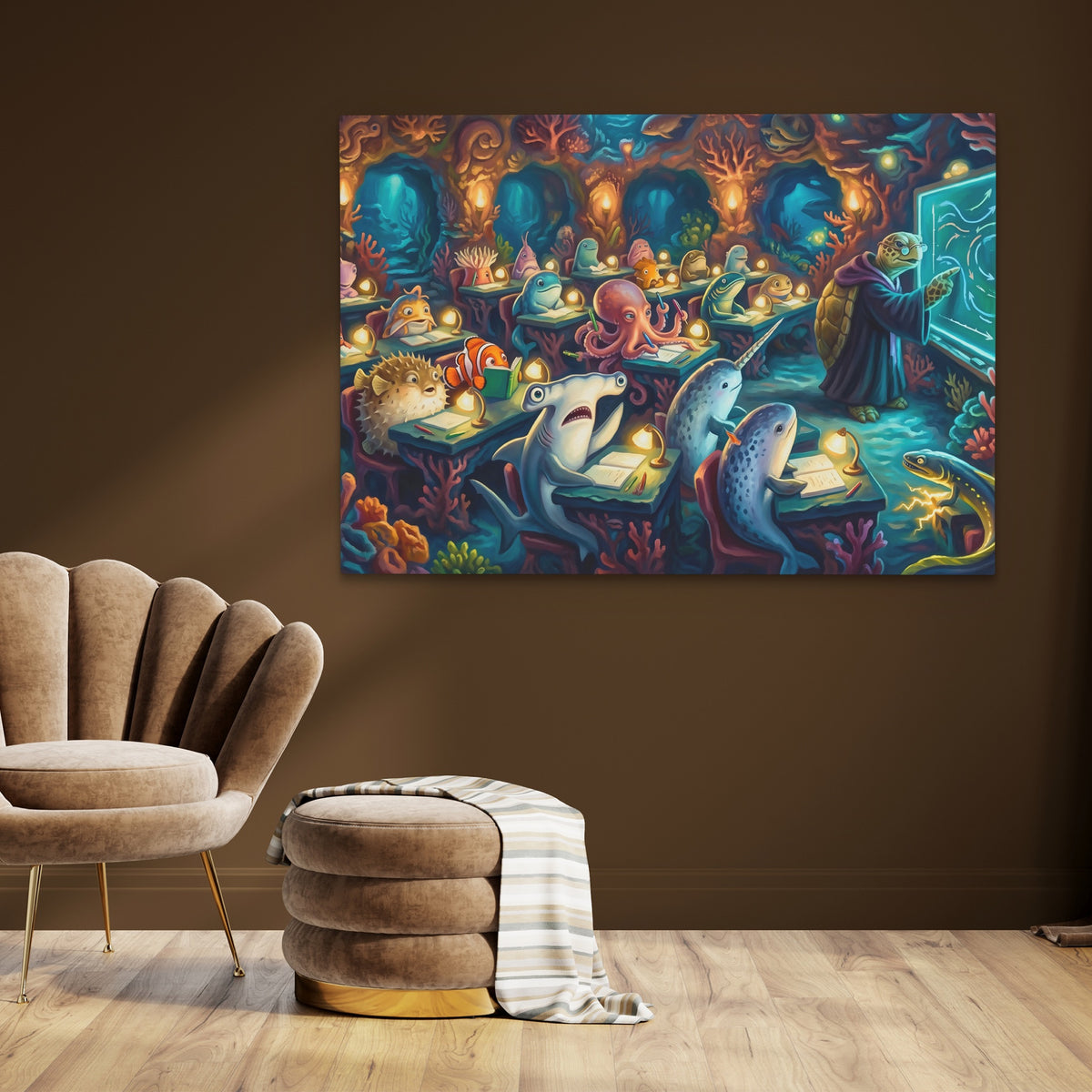 Narwhals Bioluminescent School — Narwhals Bioluminescent School brown room land 208