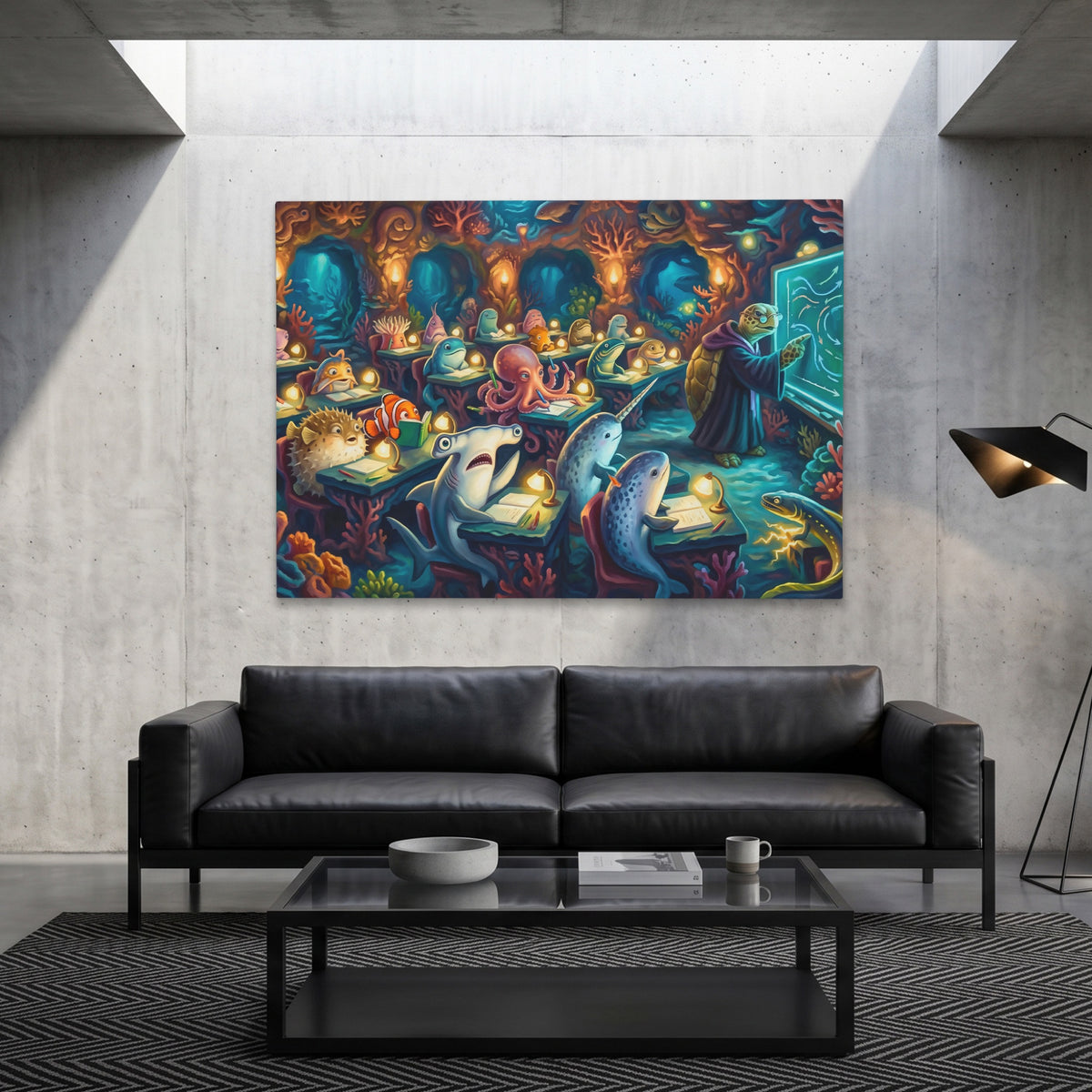 Narwhals Bioluminescent School — Narwhals Bioluminescent School Grey Luxury Land 96