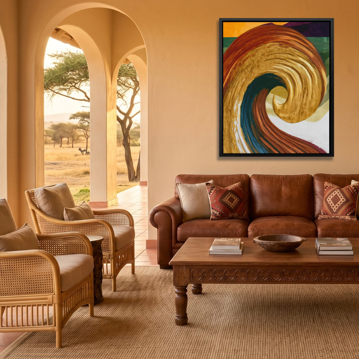 Natural Pigment Swirl — Natural Pigment Swirl Safari House Port 272