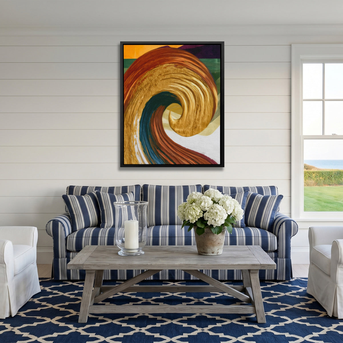 Natural Pigment Swirl — Natural Pigment Swirl Striped Couch Port 296