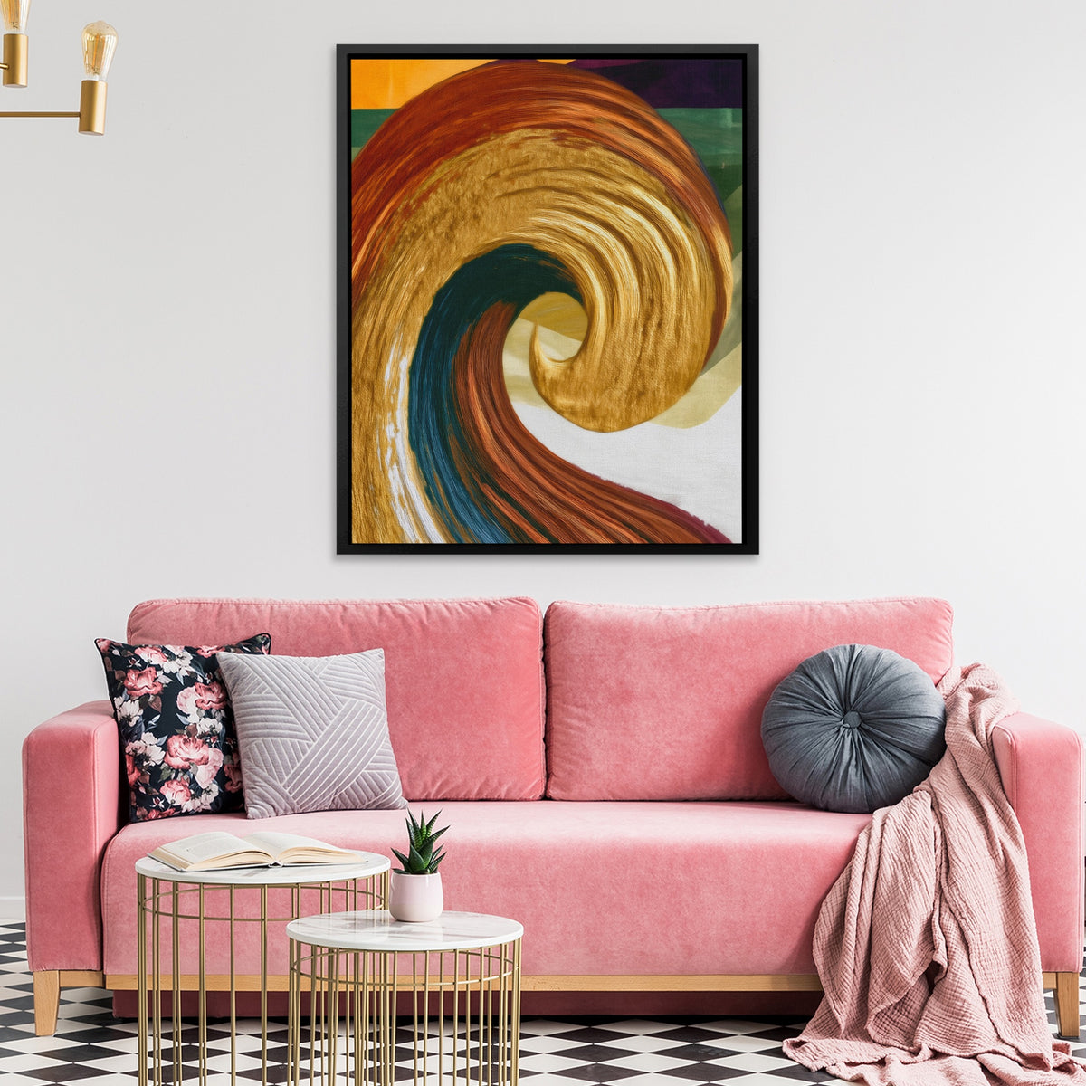 Natural Pigment Swirl — Natural Pigment Swirl Pink Coach 176
