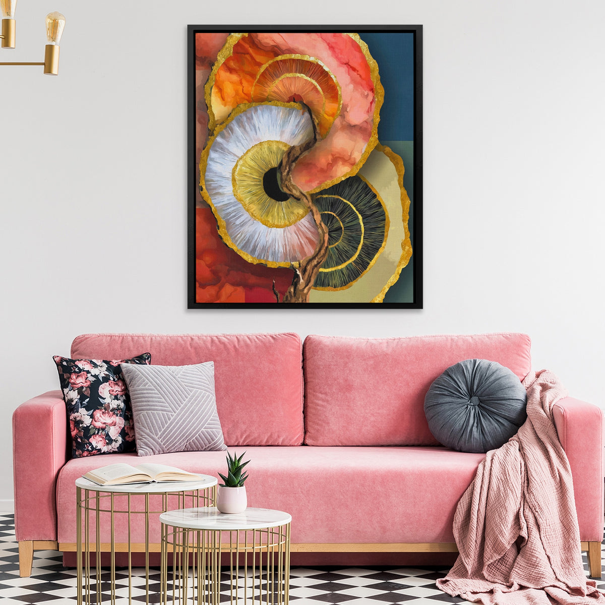 Nautilus Organic Concentric — Nautilus Organic Concentric Pink Coach 178