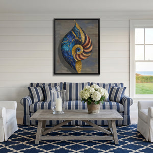 Nautilus Spiral Gold — Nautilus Spiral Gold Striped Couch Port 299