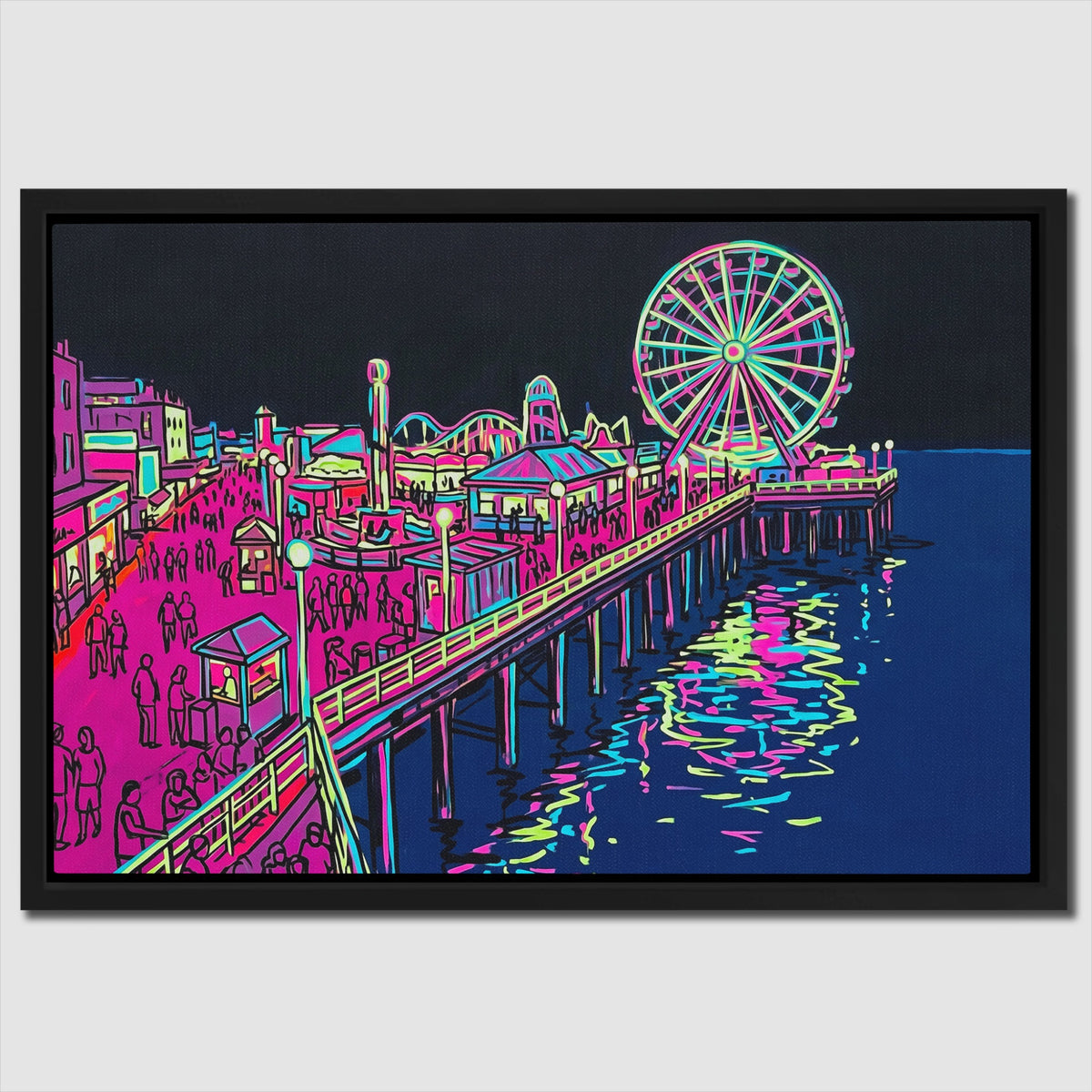 Neon Carnival Night — Neon Carnival Night Close Up Landscape 111