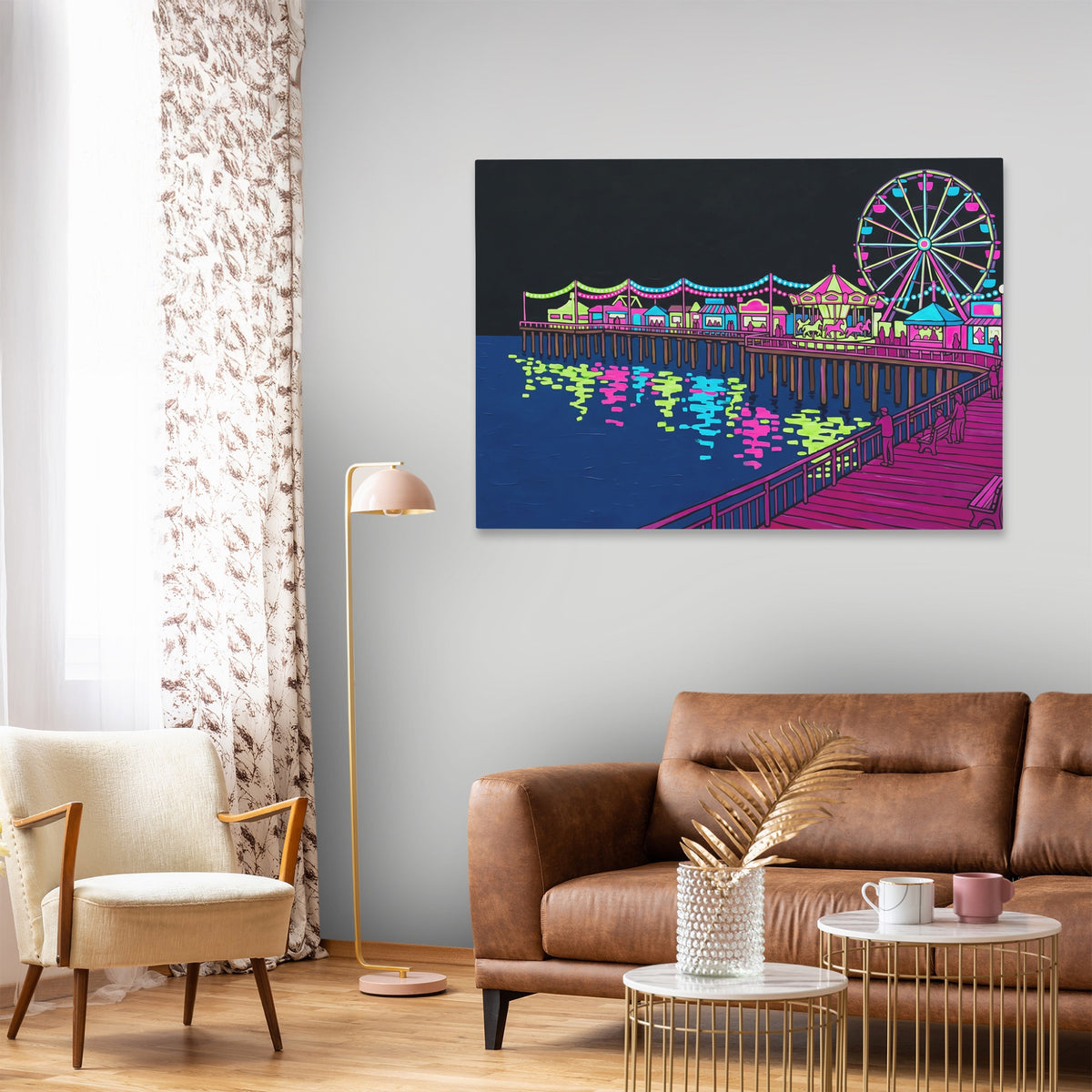 Neon Carnival Pier — Neon Carnival Pier New   Curtains Land 212