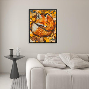 Nestled Fox - Luxury Wall Art