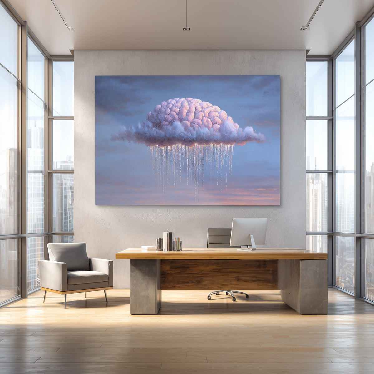 Neurological Storm - Luxury Wall Art