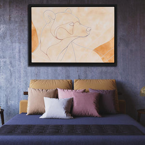 Neutral Bear - Luxury Wall Art