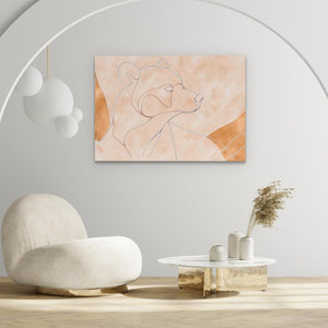 Neutral Bear - Luxury Wall Art