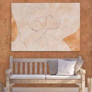 Neutral Bear - Luxury Wall Art