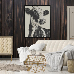 Neutral Cow - Luxury Wall Art