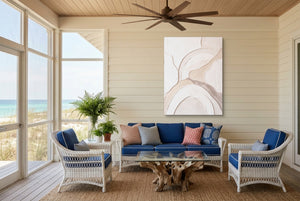 Neutral Sculpted Curves — neutral sculpted curves living room with couch 2 1port flush print