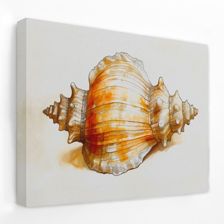 Neutral Seashell in a __flatart__