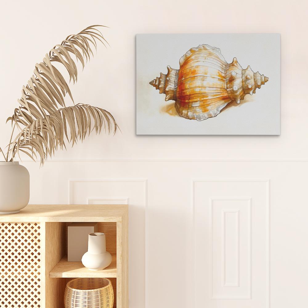 Neutral Seashell - Luxury Wall Art