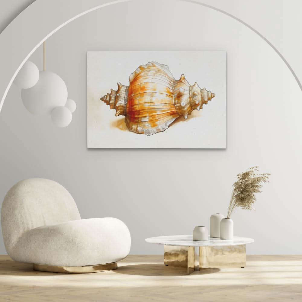Neutral Seashell - Luxury Wall Art
