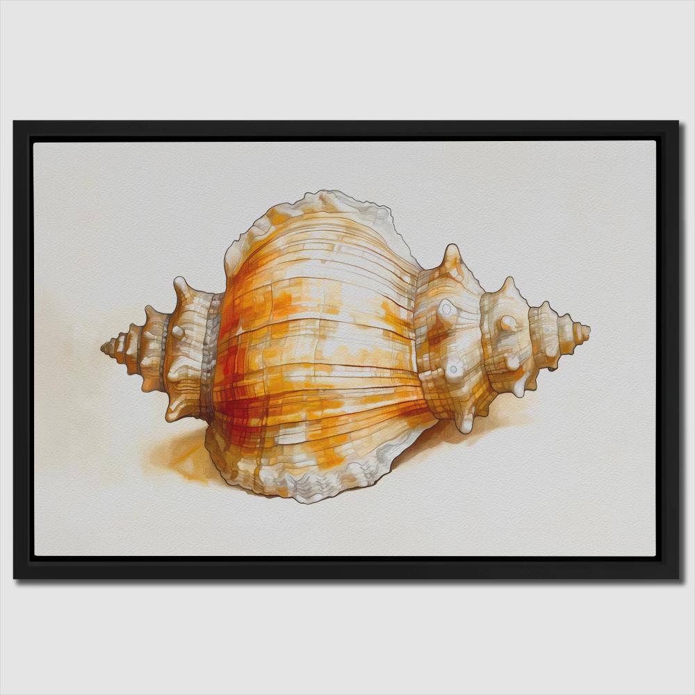 Neutral Seashell - Luxury Wall Art
