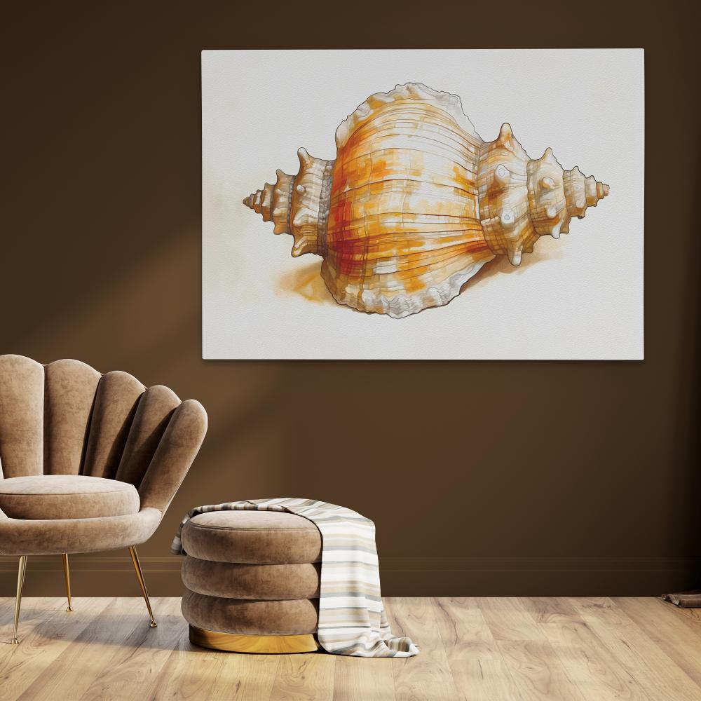 Neutral Seashell - Luxury Wall Art