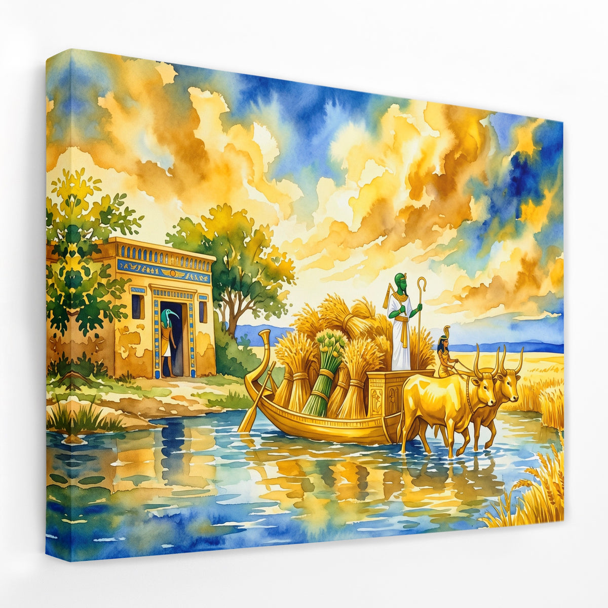 Nile Cattle Transport — Nile Cattle Transport Landscape   Side View   Mirror Wrap 185