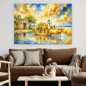 Nile Cattle Transport — Nile Cattle Transport Brown Couch 31
